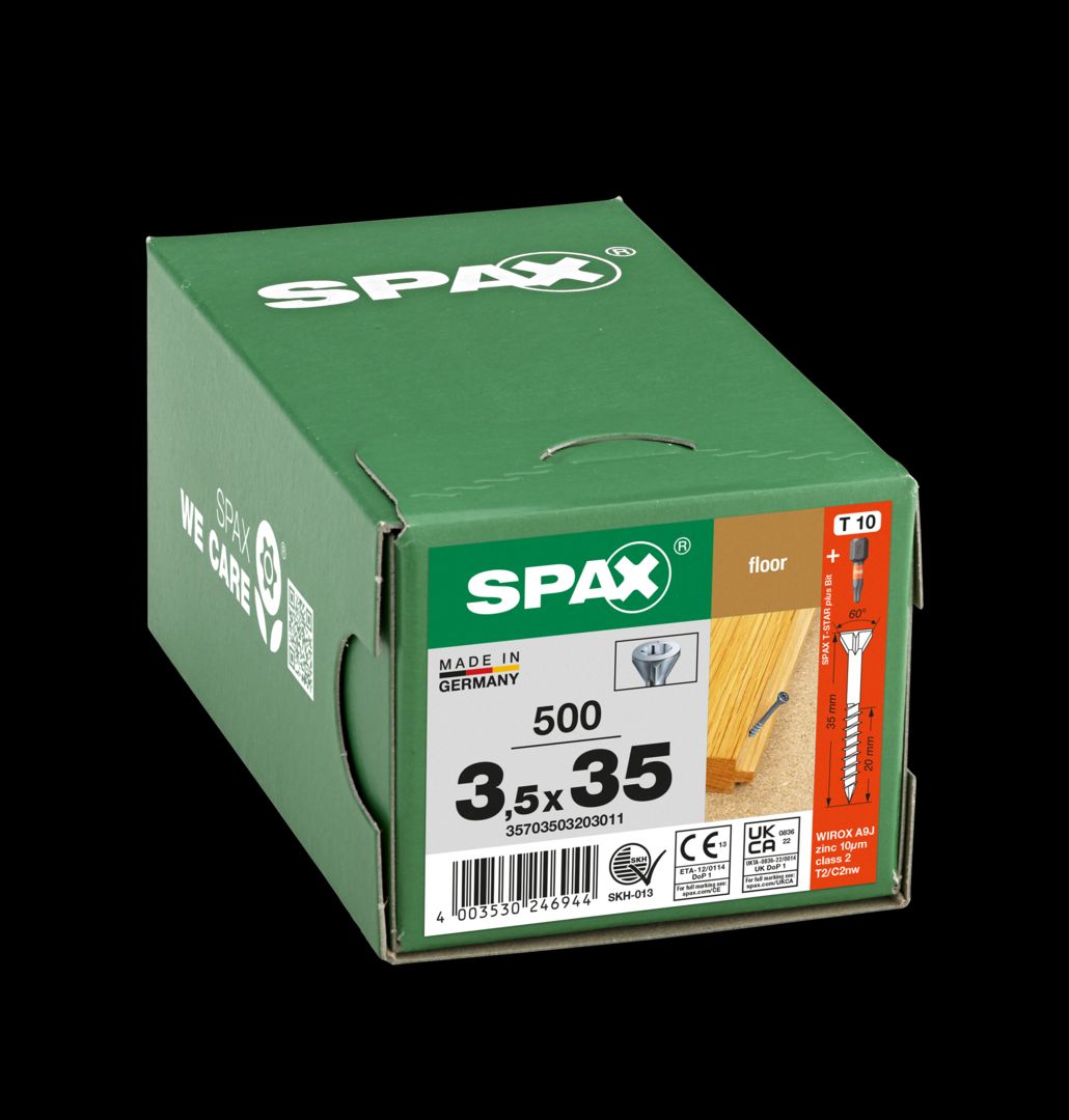 SPAX® DYL do podłóg z litego drewna
